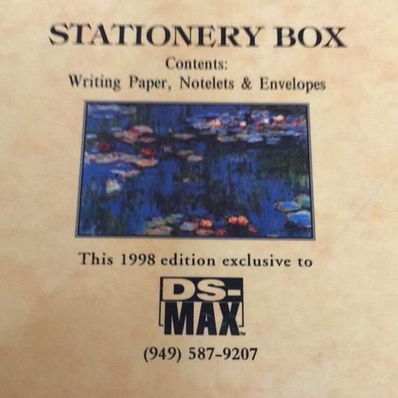 NWT 1998 The Impressionist Stationery Box - Picture 4 of 5
